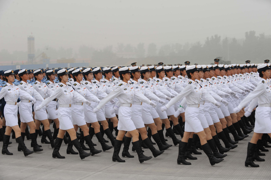 民兵女兵方队民兵女兵方队，展现新时代女性的风采与力量